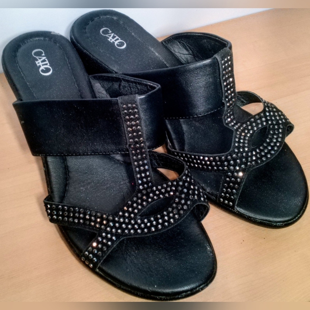 Women's Sandals by Cato, Size 8, Color Black